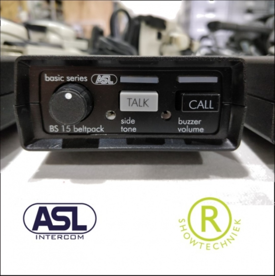 Intercom Masterstation PS278 met 4 beltpacks en 5 headsets verhuur