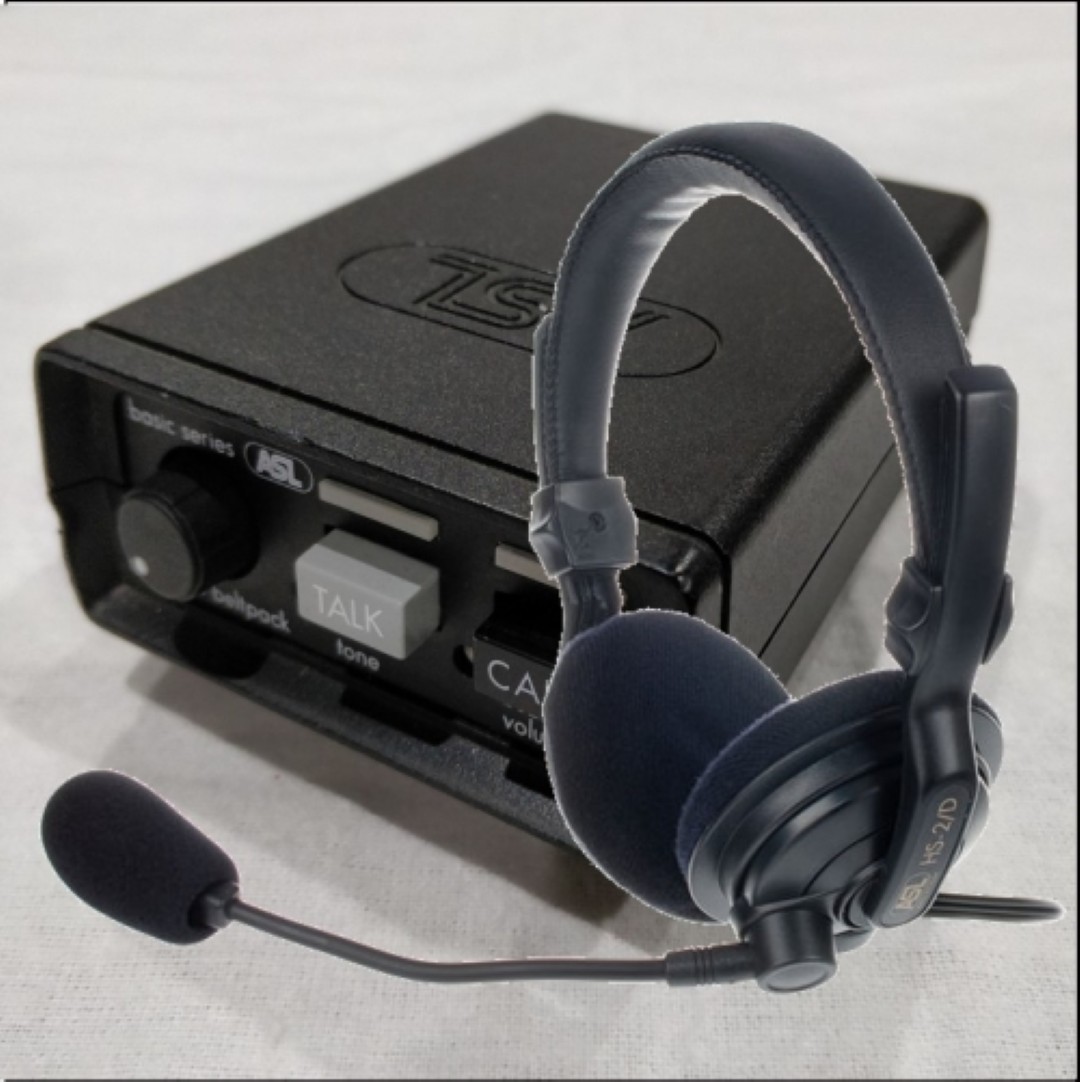 Intercom Beltpack BS-15 met ASL Headset HS-2D verhuur
