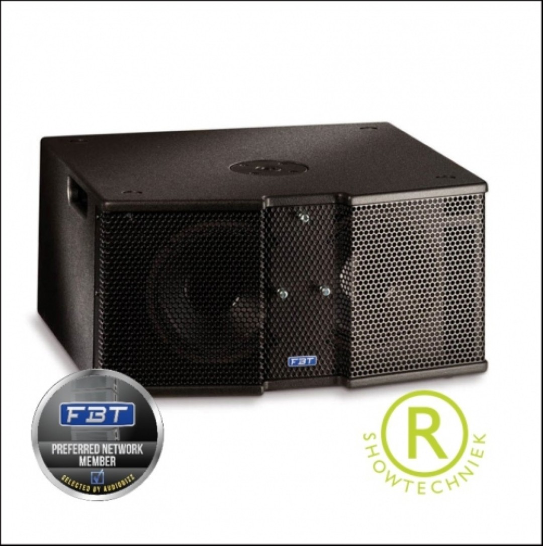 Subwoofer Actief 2x 8 inch 600watt RMS Zwart CLA 208 SA