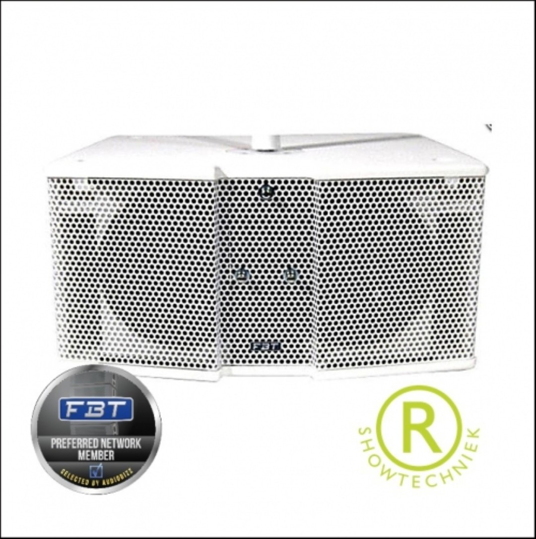 Subwoofer Actief 2x 8 inch 600watt RMS wit CLA 208 SA