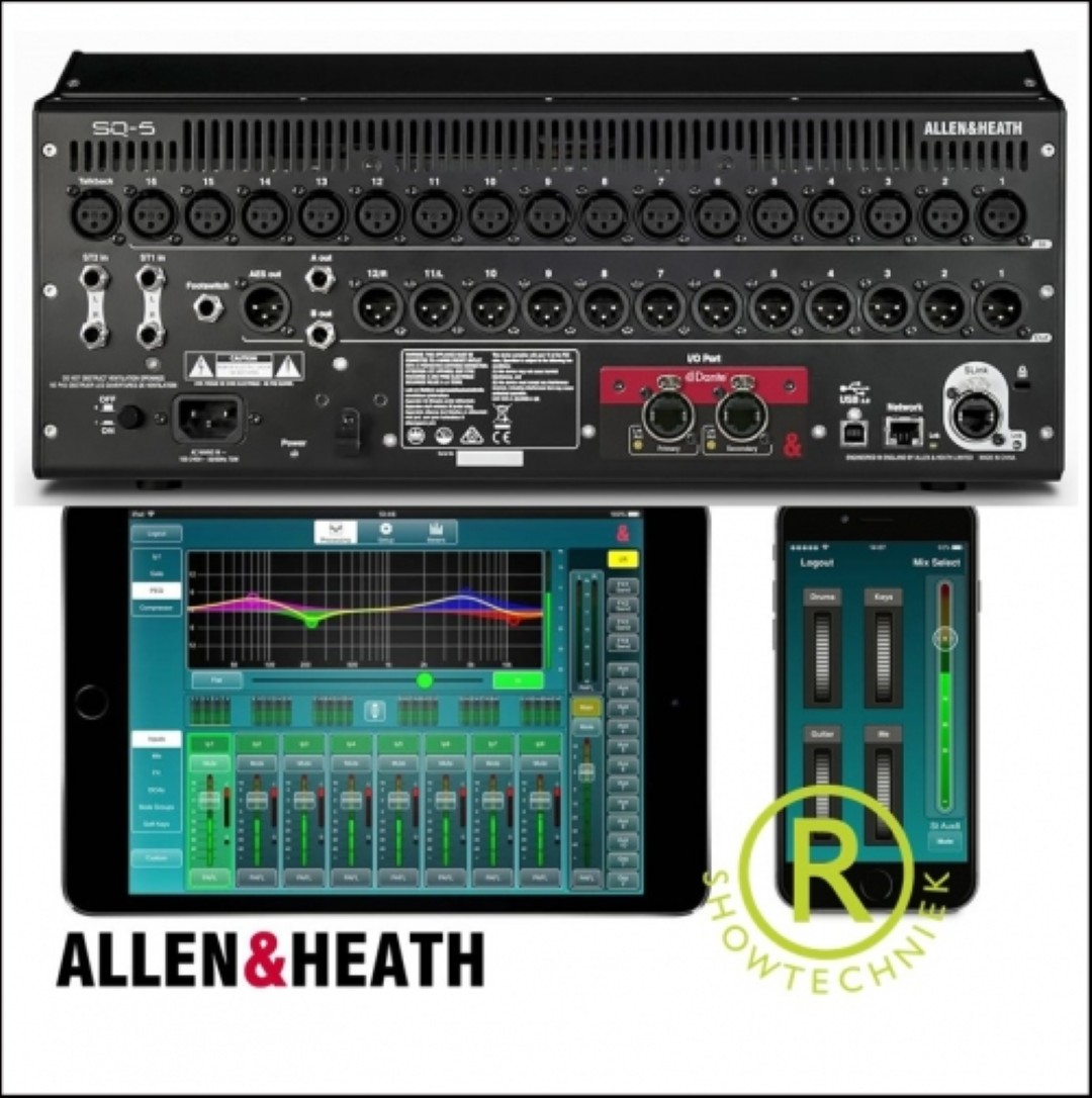48 channel / 36 bus digital mixer SQ5 - huren