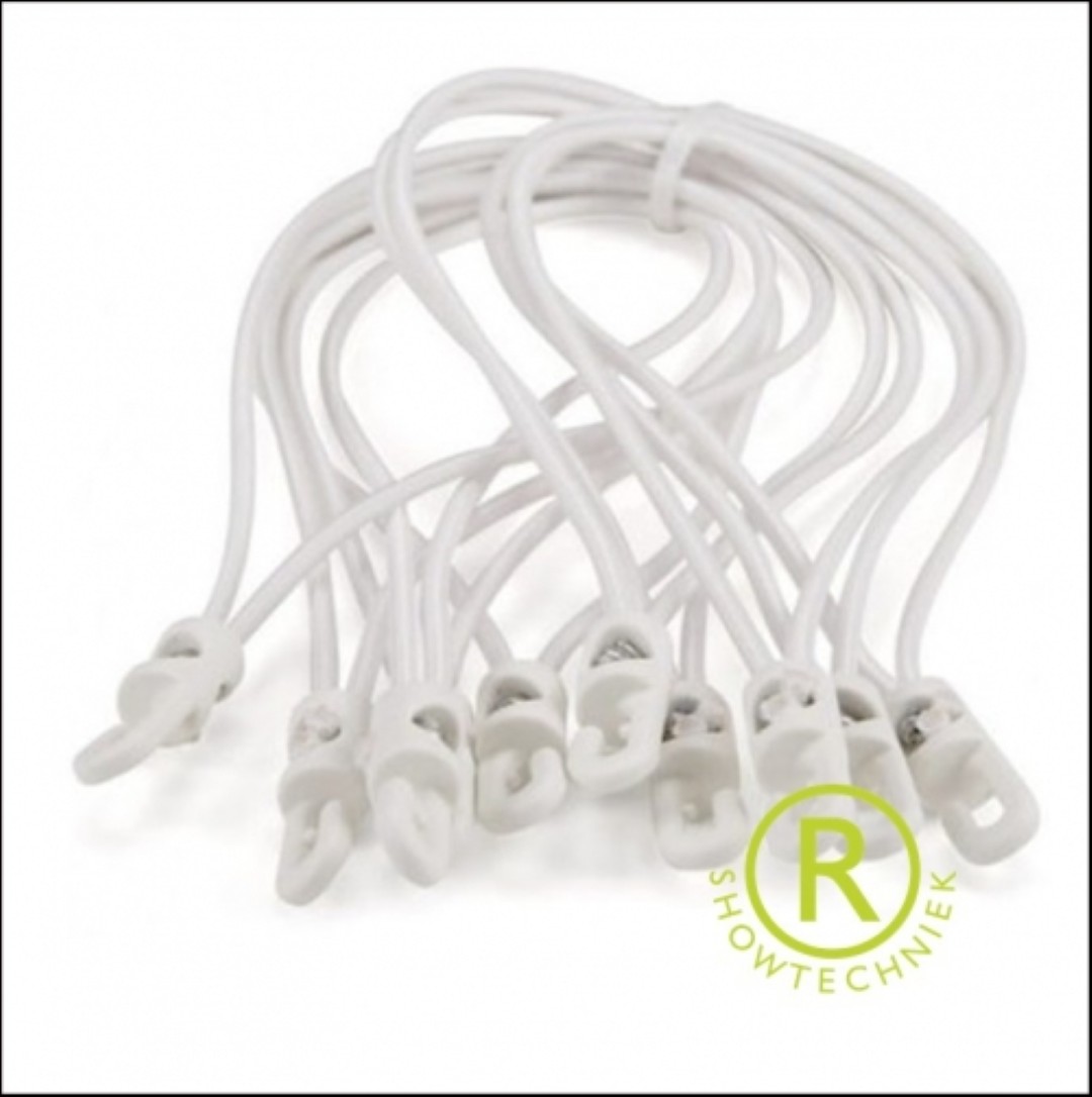 Elastiek wit 16cm per 10 stuks