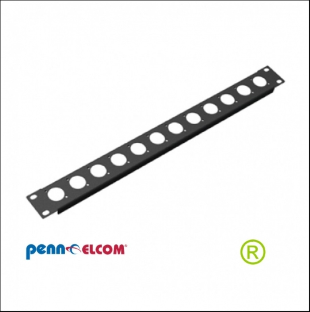 Rekpaneel voor 12 D-con chassisdelen R1269/1uk/12