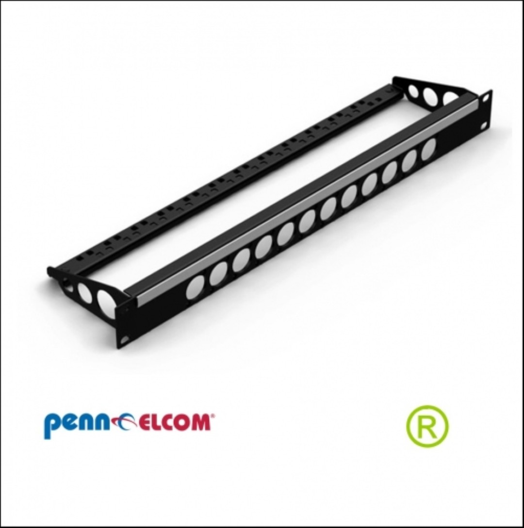 Rekpaneel 12 D-con kabelbevestiging en ID-strip R2269/1Uk/12