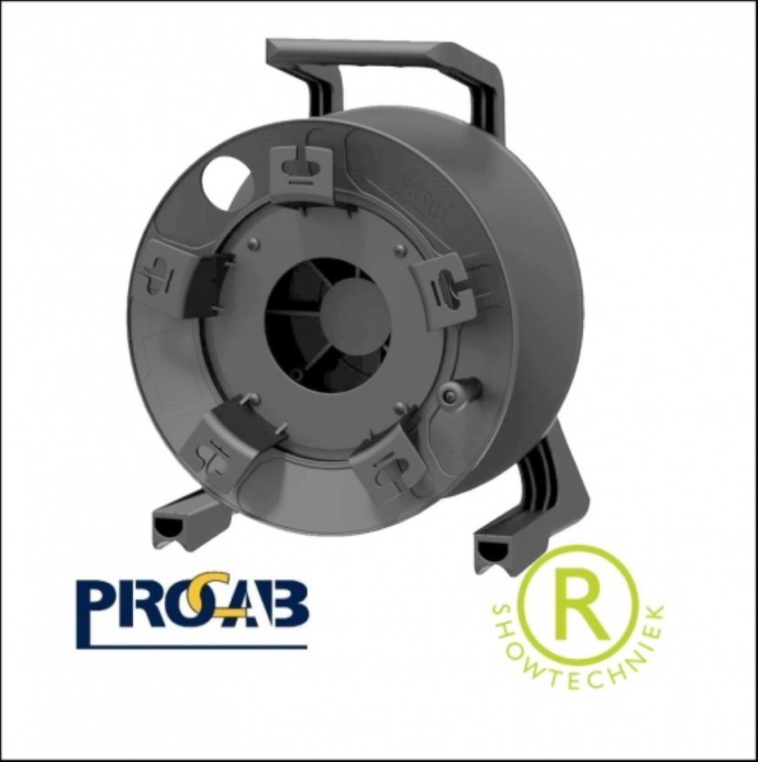 kabelhaspel leeg CDM310 voor kabel 6,5mm doorsnede tot 140m.