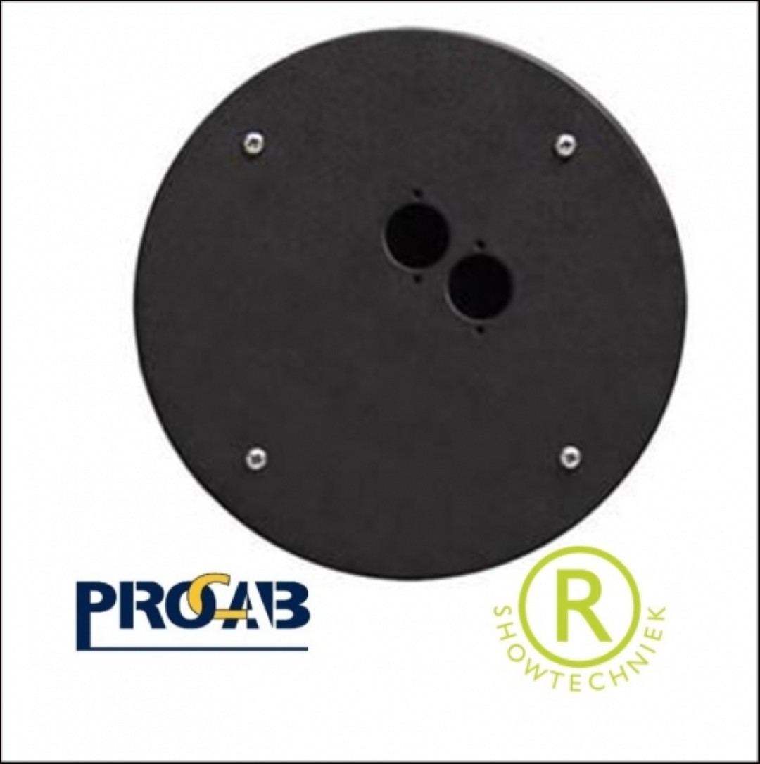haspelplaat met 2 D-size gaten CRP302