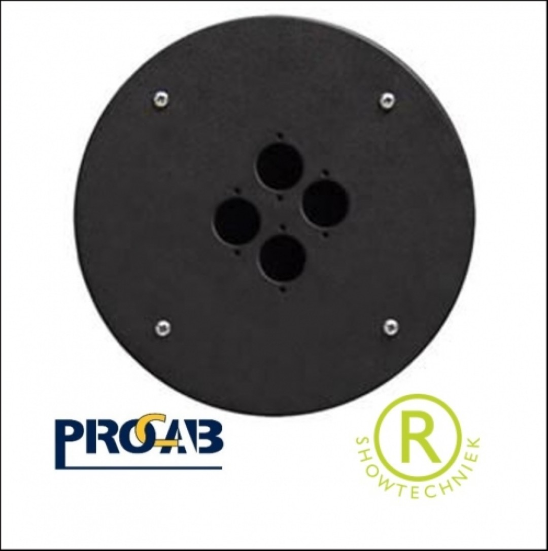 haspelplaat met 4 D-size gaten CRP304