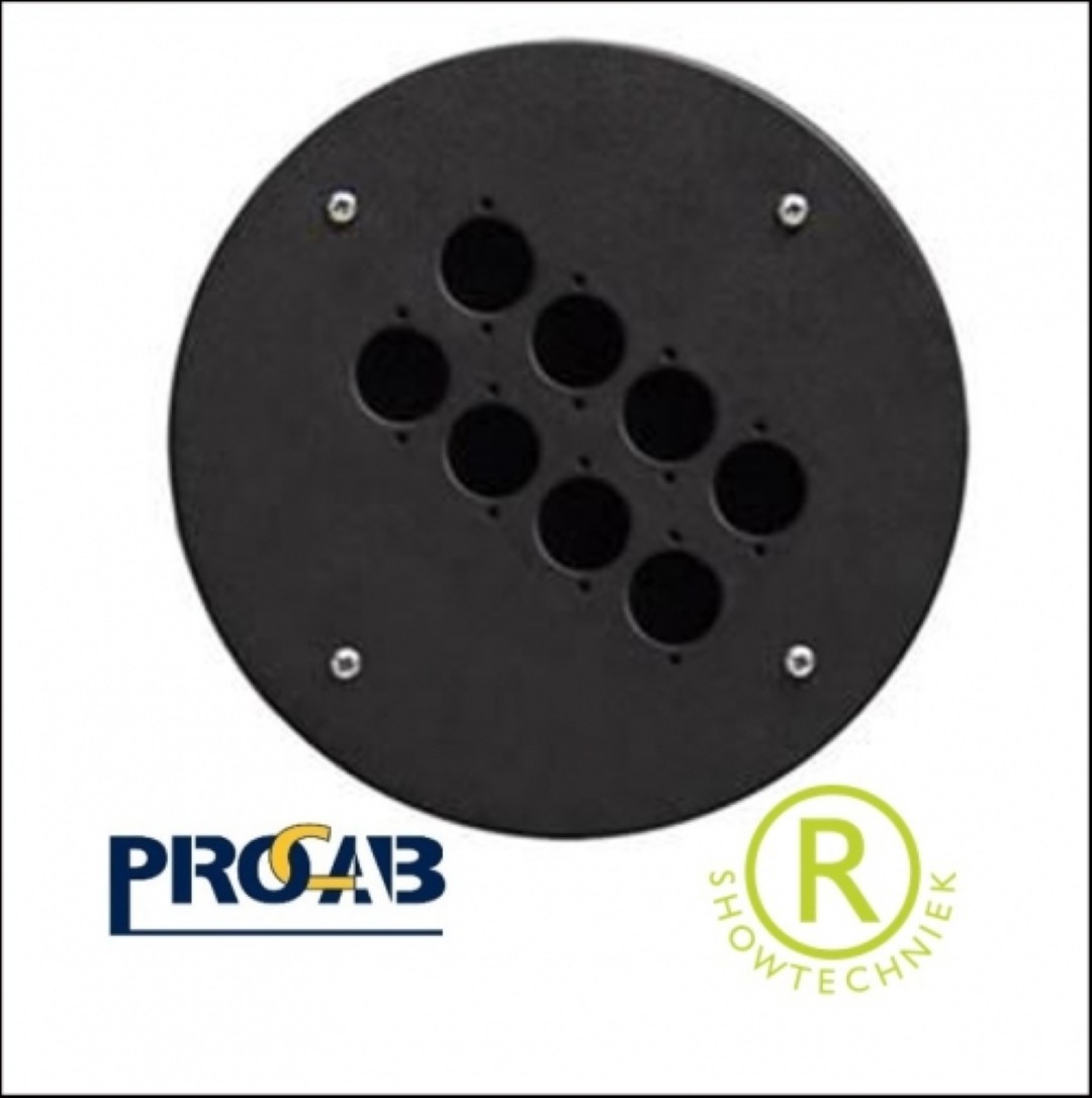 haspelplaat met 8 D-size gaten CRP308