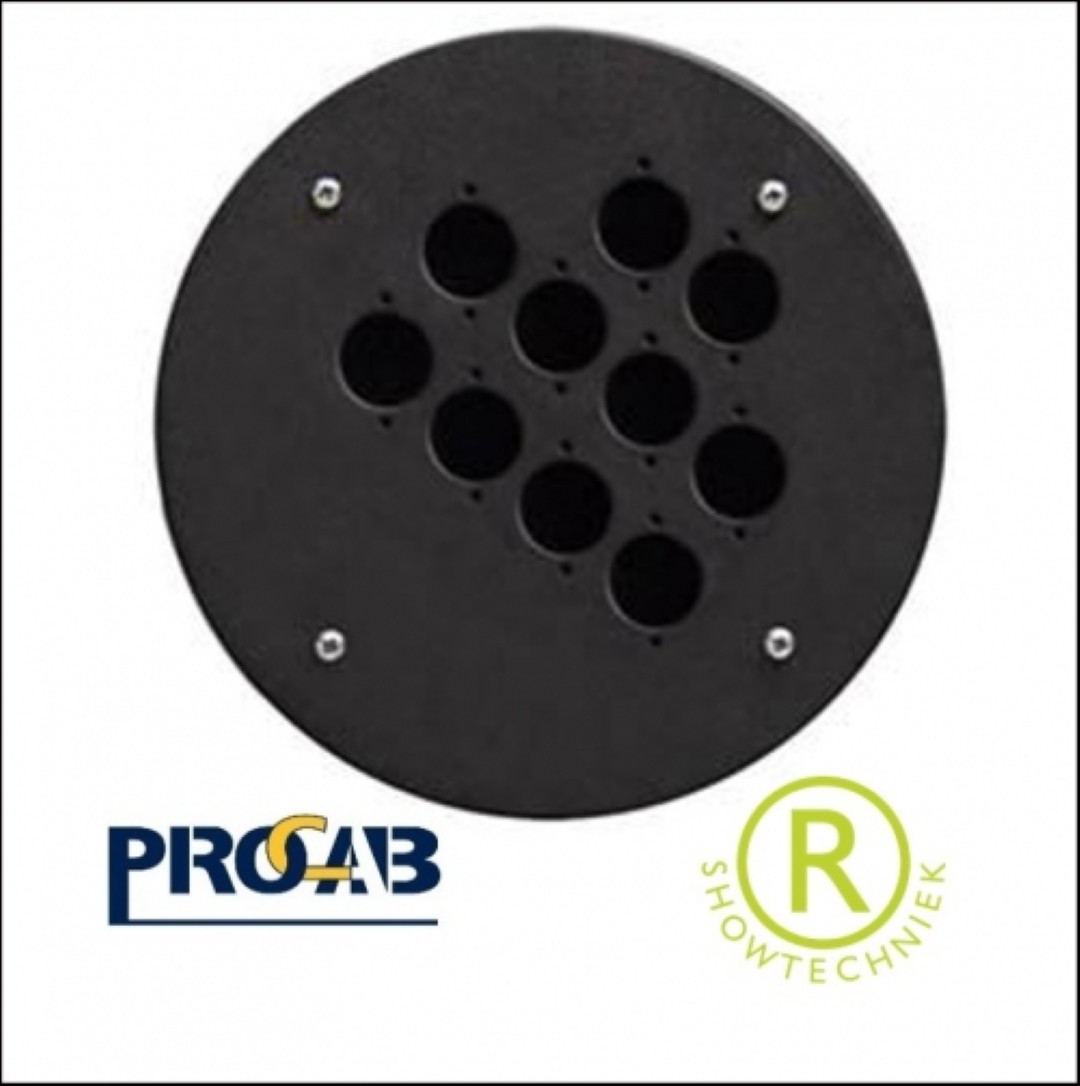 haspelplaat met 10 D-size gaten CRP310