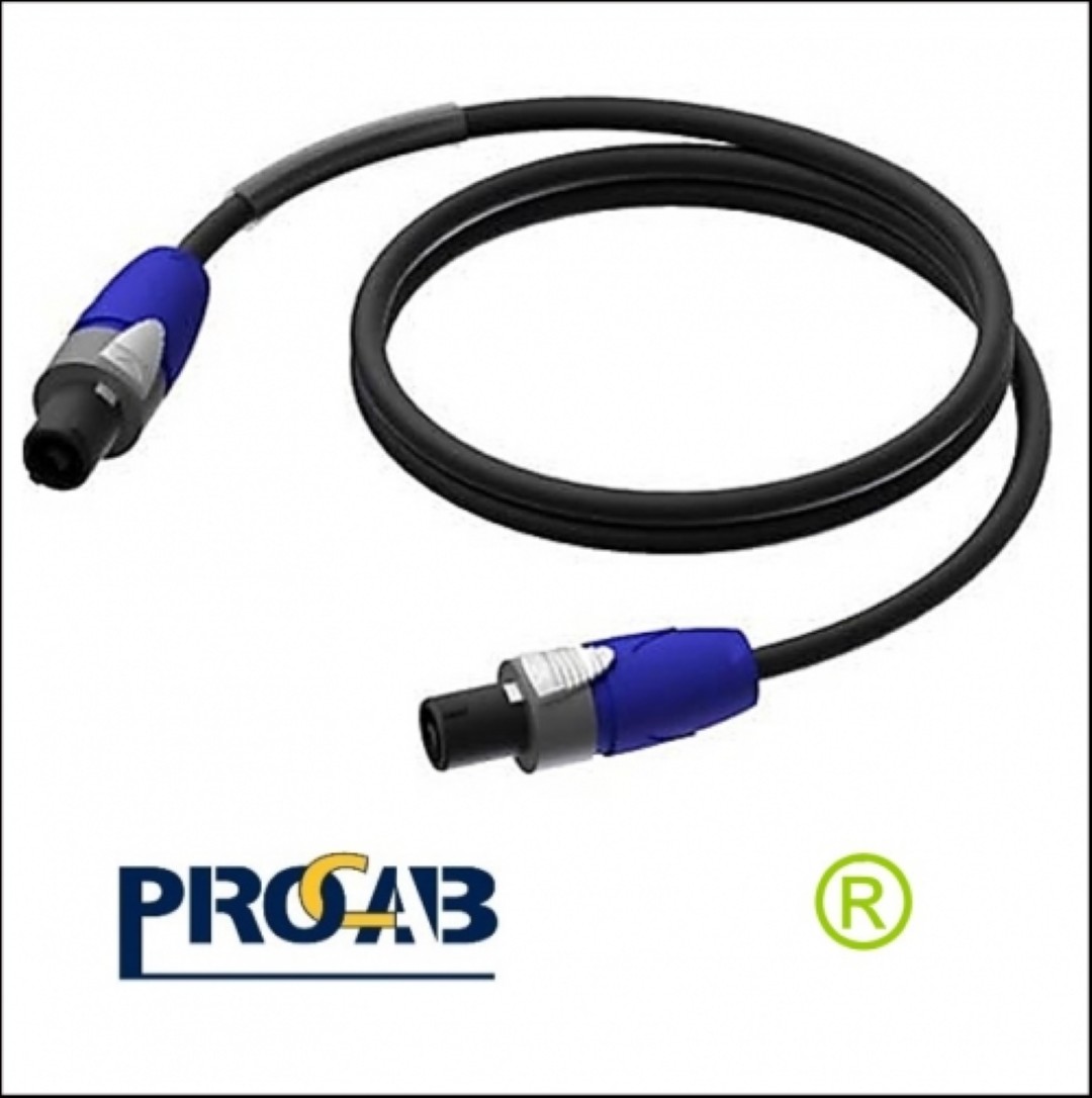 SpeaKon luidsprekerkabel 20 meter Neutrik connectors PRA502/20