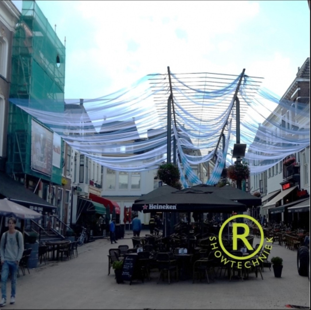 Oktoberfest decoratie huren tule doek