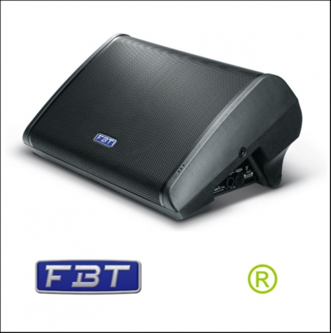 Actieve Floormonitor 12inch coaxiaal 500watt continu 124dB StageMaxX 12 MA