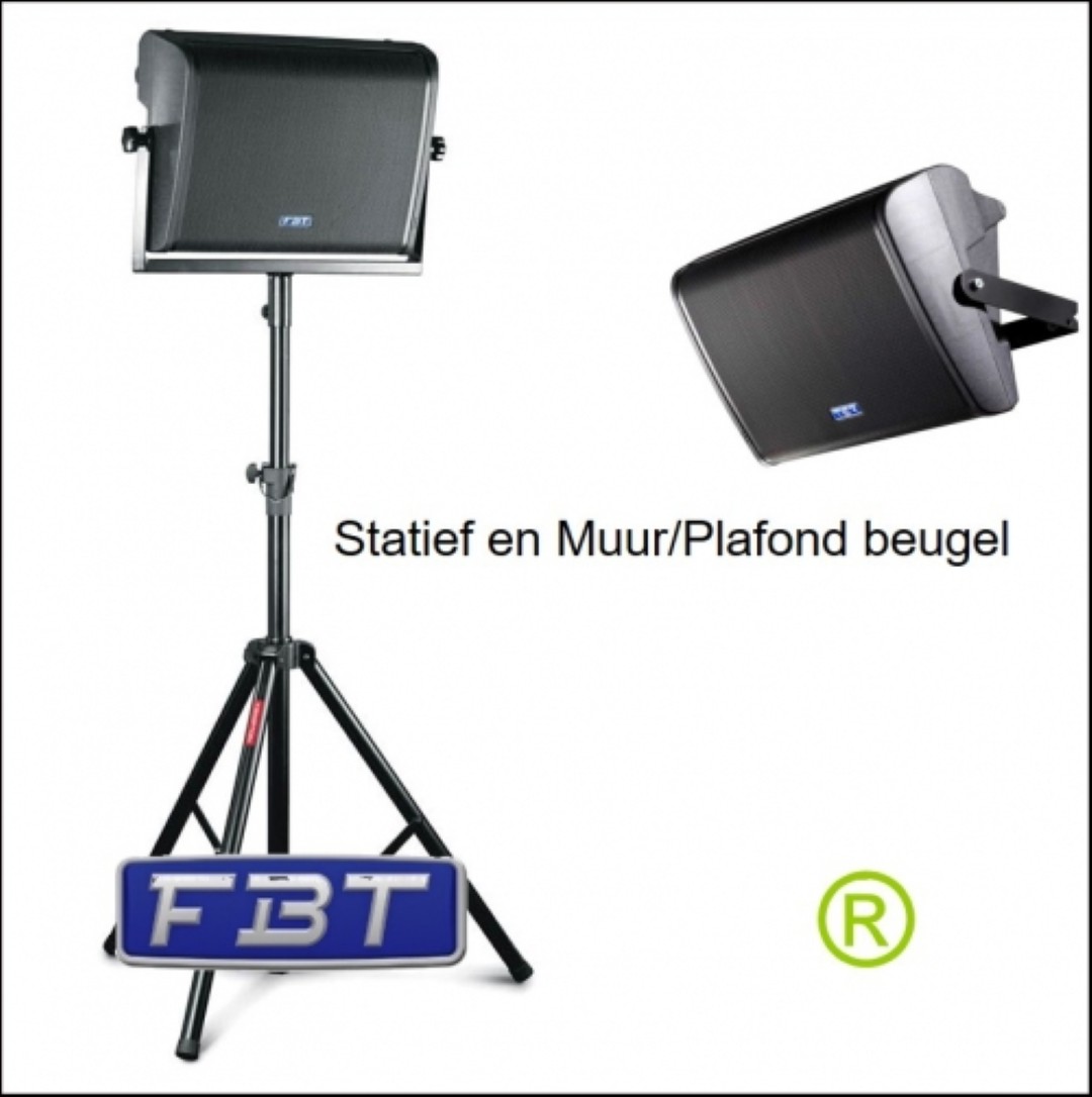 Actieve Floormonitor 12inch coaxiaal Wit 500watt continu 130dB