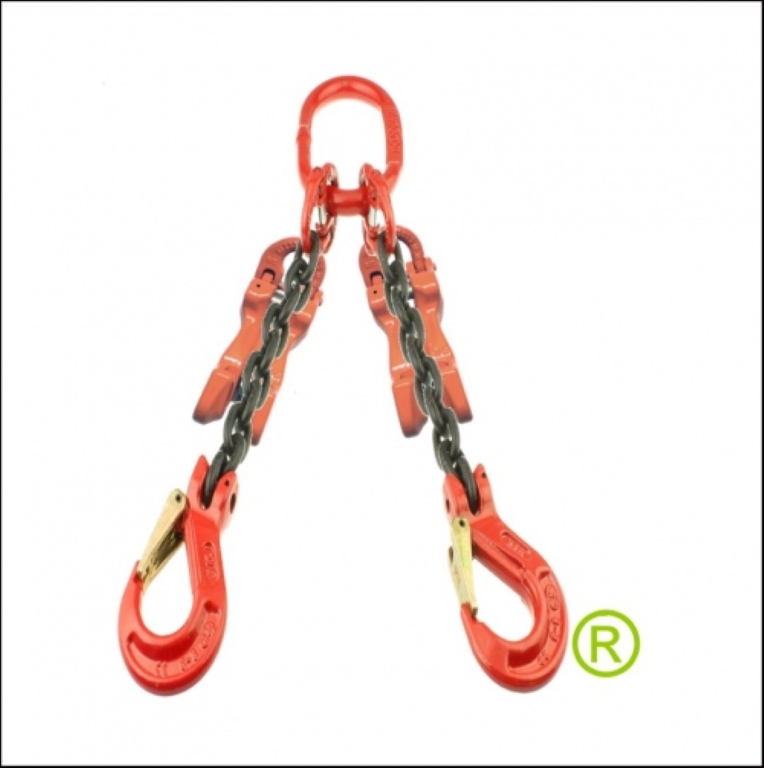 Ketting tweesprong huren - 1 ton 2 x 2,5 meter met inkortschalm
