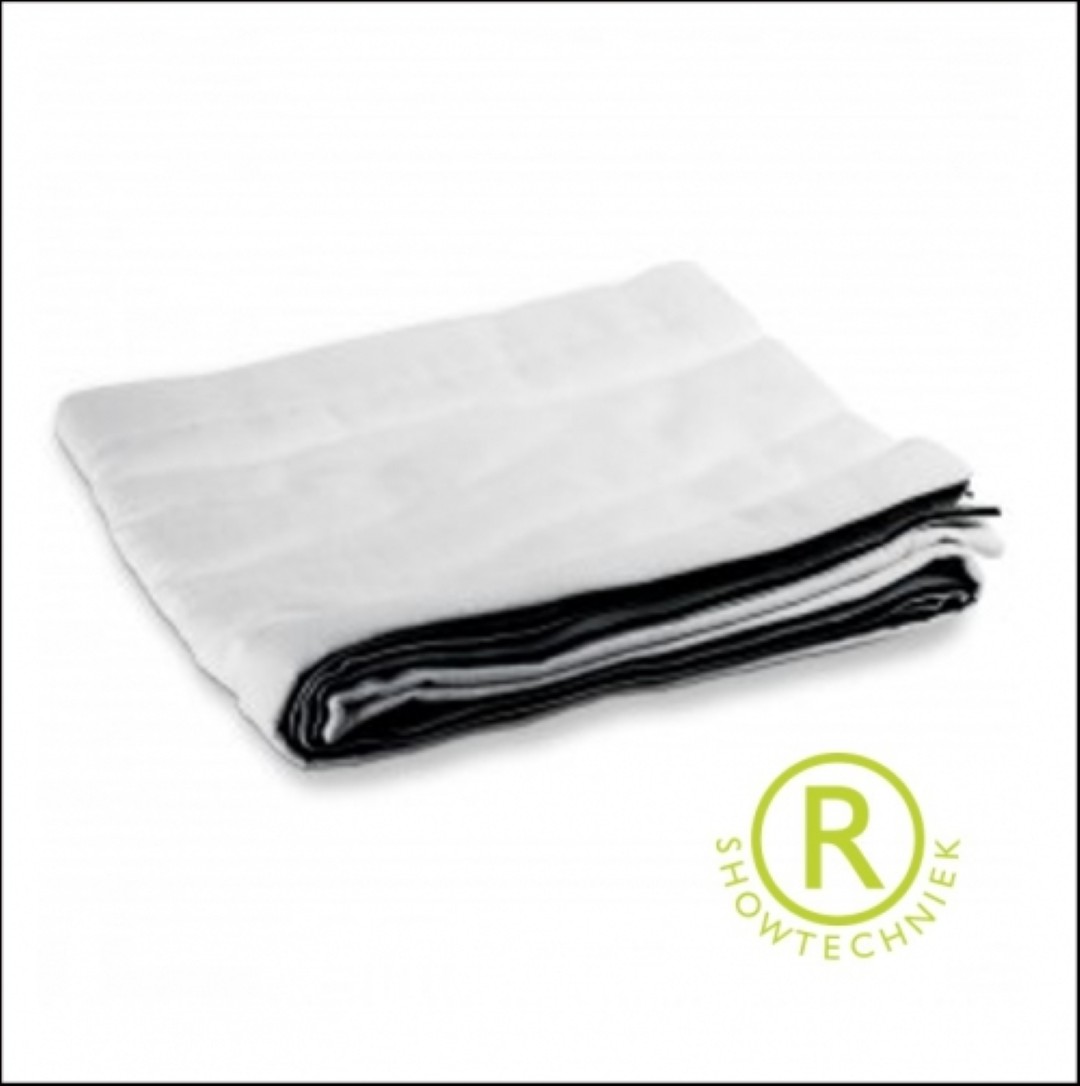 podiumrok huren strak WIT 60 cm hoogte per meter