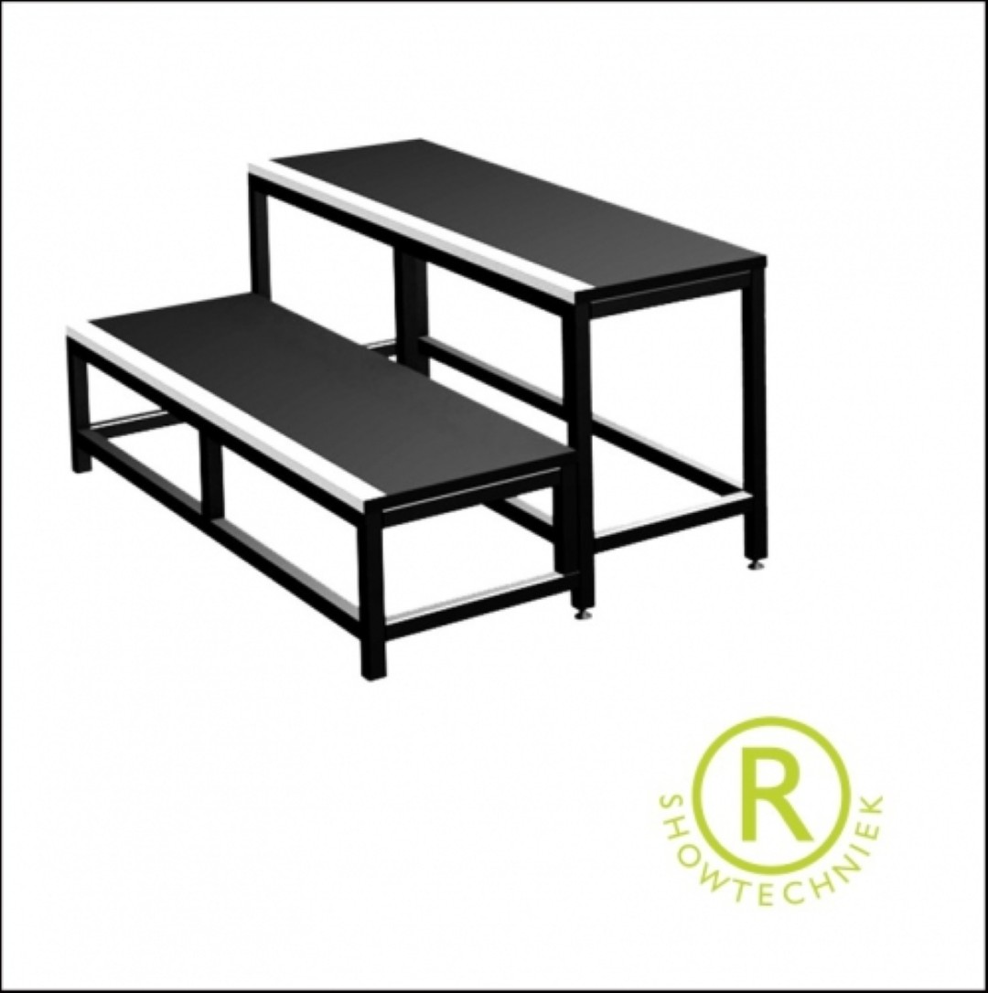 podiumtrap huren 40 cm hoog 100cm breed