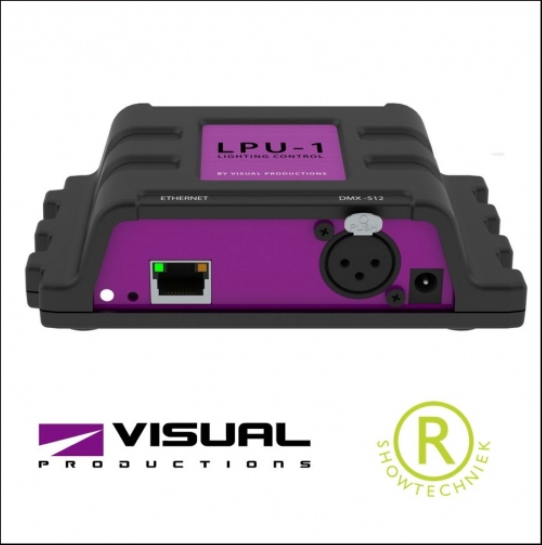 lichtbesturings-app en geheugen LPU1 Cuety 512 DMX kanalen