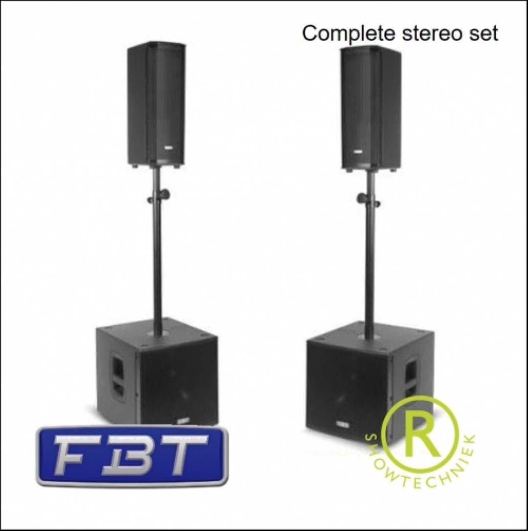 Actieve geluidsset Ventis VN2000 zeer compact PA systeem 2x1.600 watt 124dB