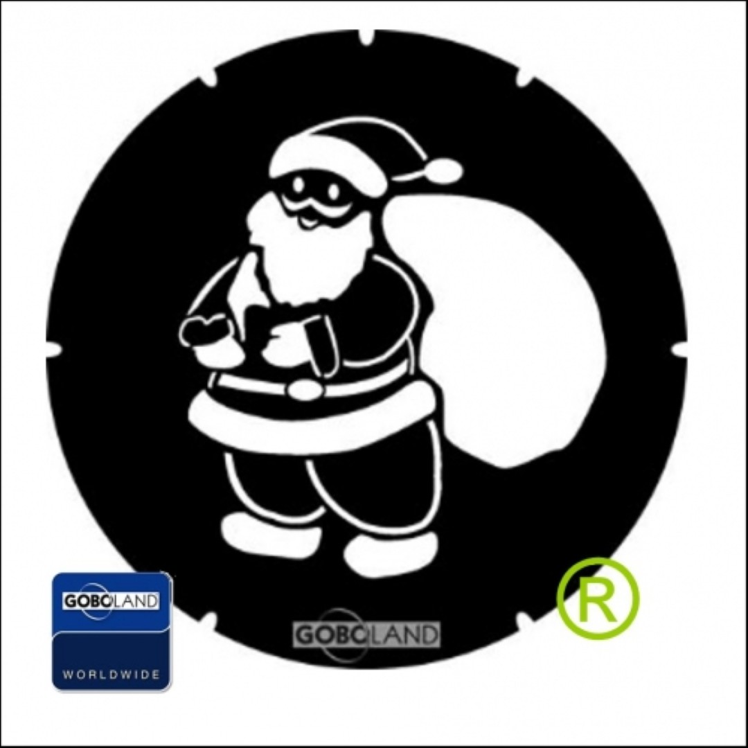 Kerstman Happy Santa Gobo GB B 430 018 B-size