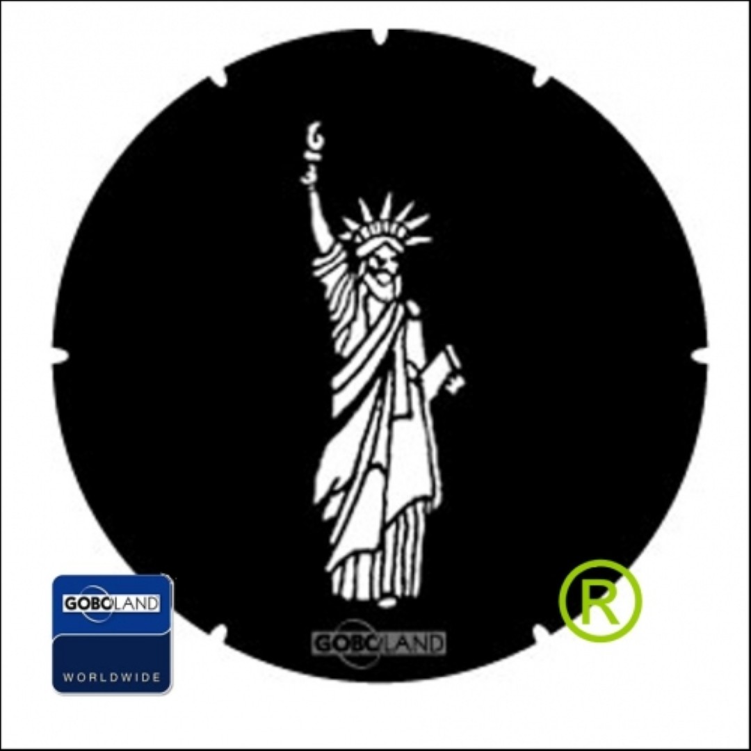 Statue of Liberty Miss Liberty Gobo 2 551 001 A-size Vrijheidsbeeld