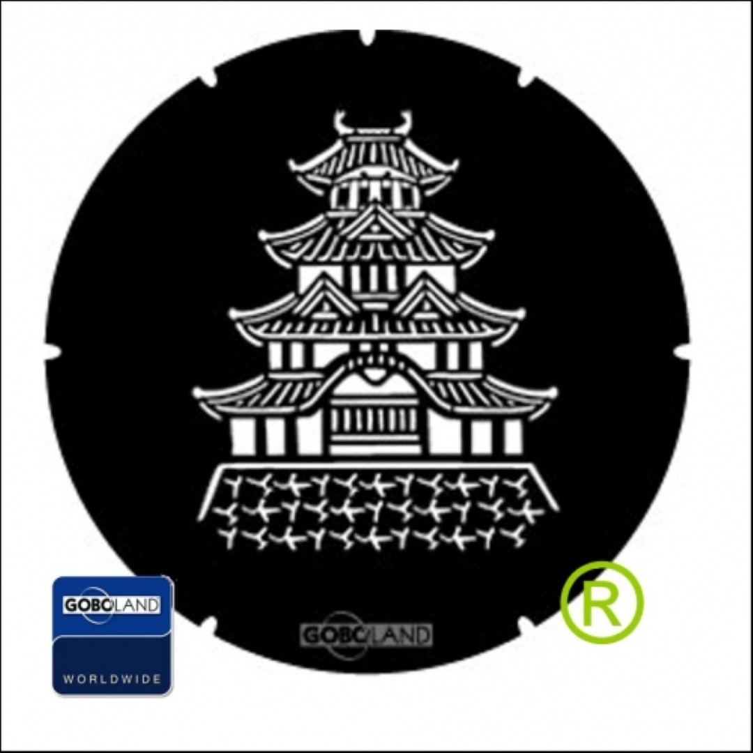 Japanese Shiro Japanse Tempel Gobo 2 555 002 B-size