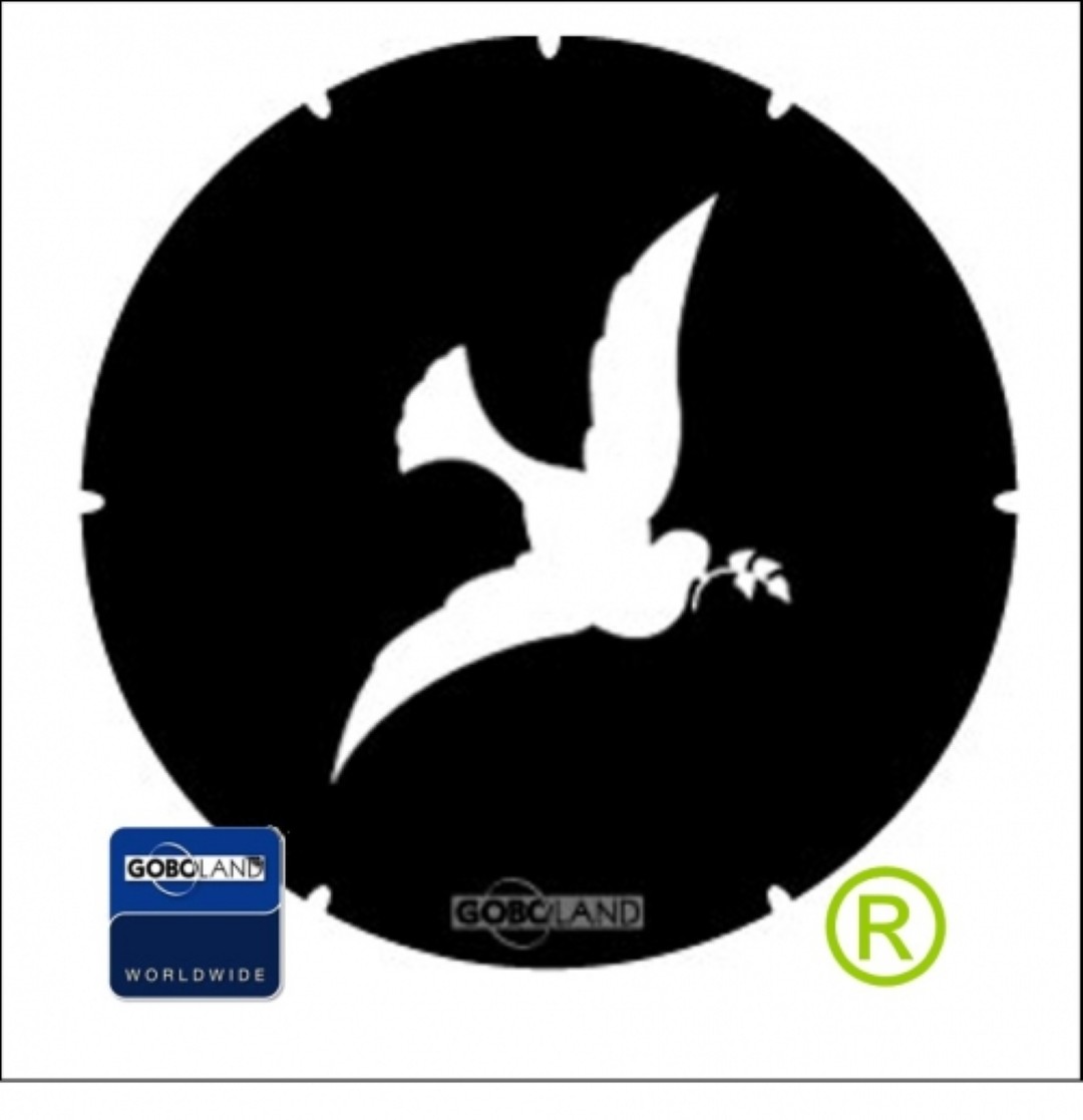 Bird of Peace Vredesduif Gobo B-size 2 461 001