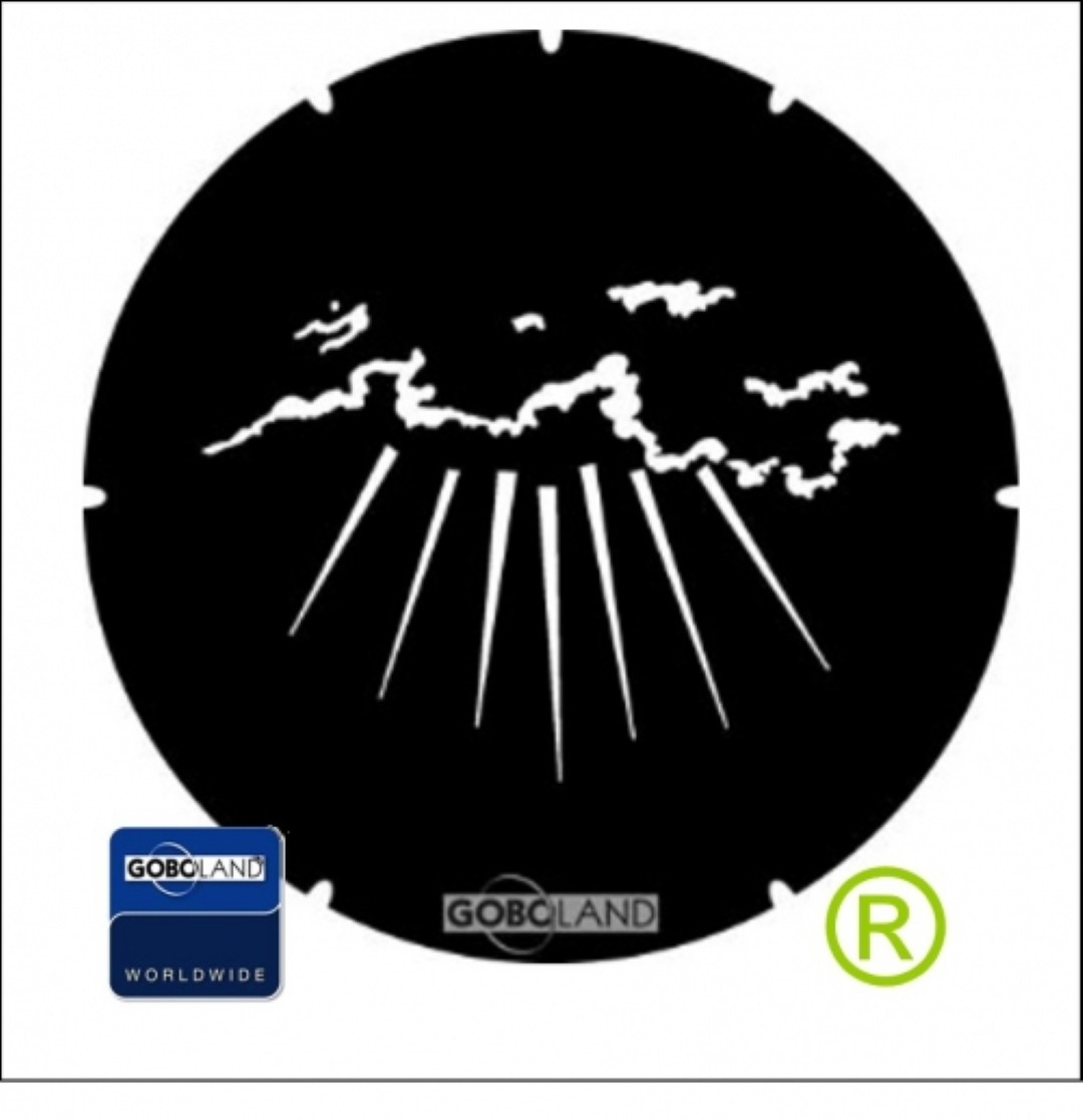 Sunburst Doorbrekende Zon Gobo B-size 2 120 029