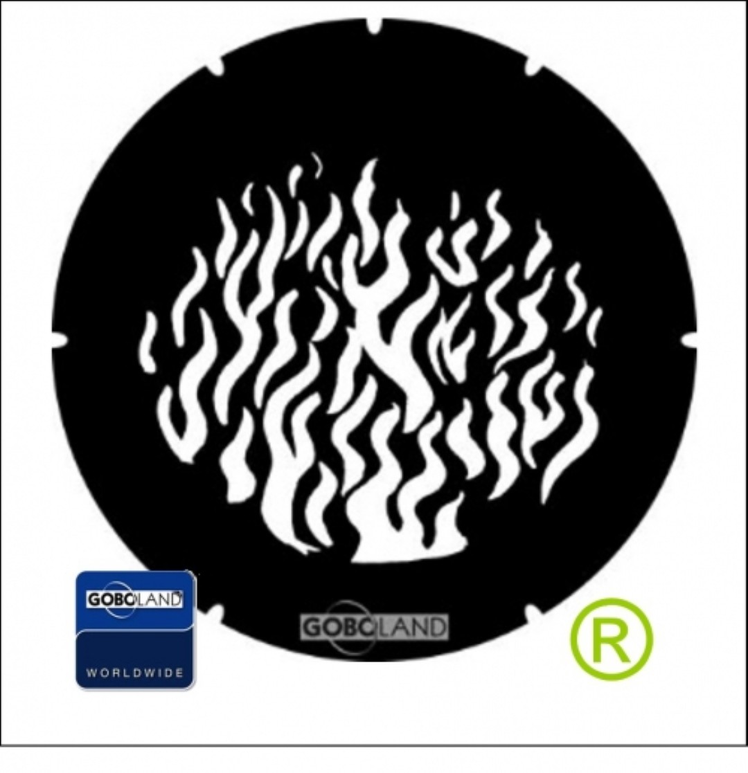 Flames Vlammen Vuur Gobo B-size 2 290 007