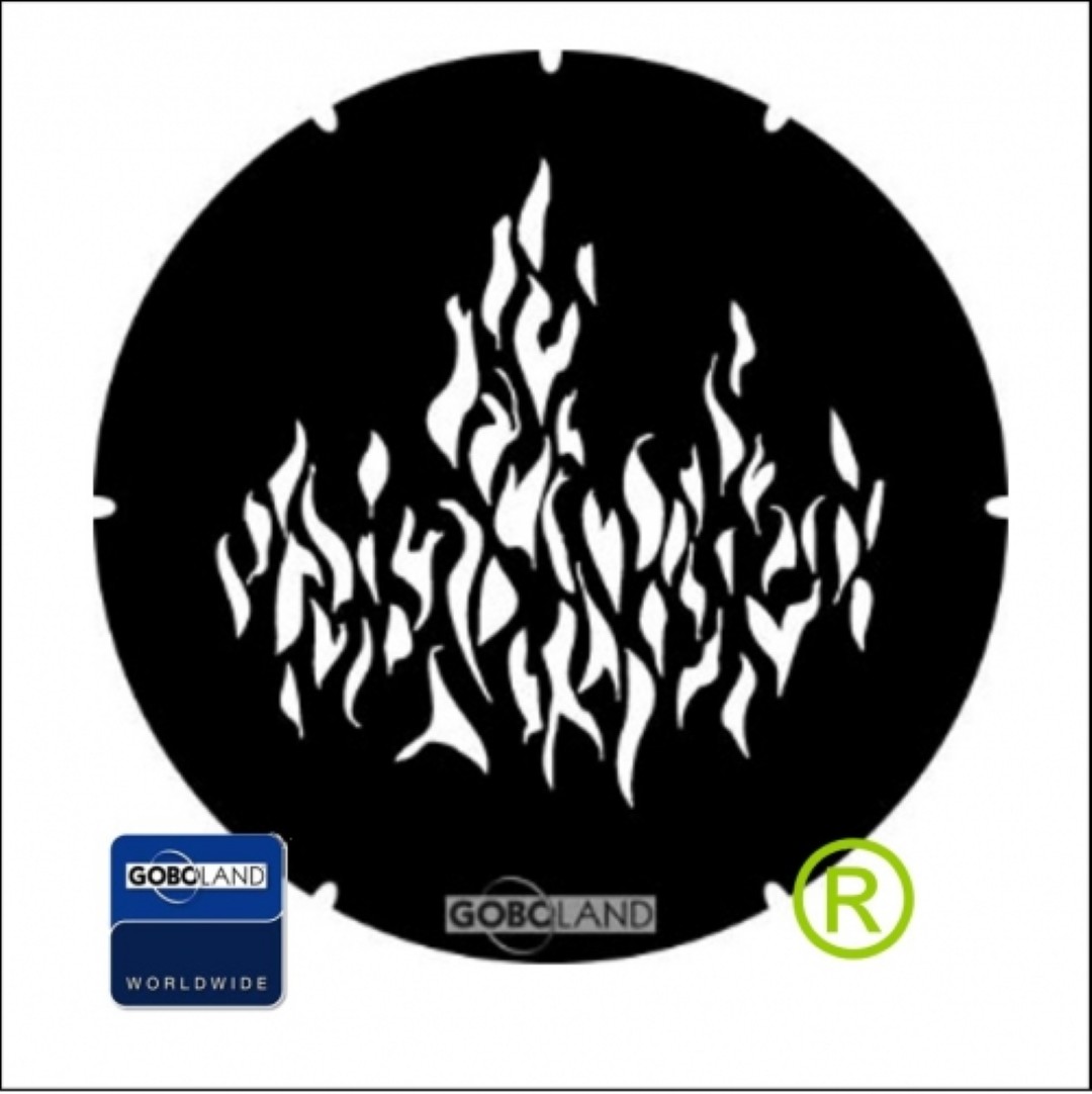 Bonfire Vlammen Vuur Gobo B-size 2 290 010
