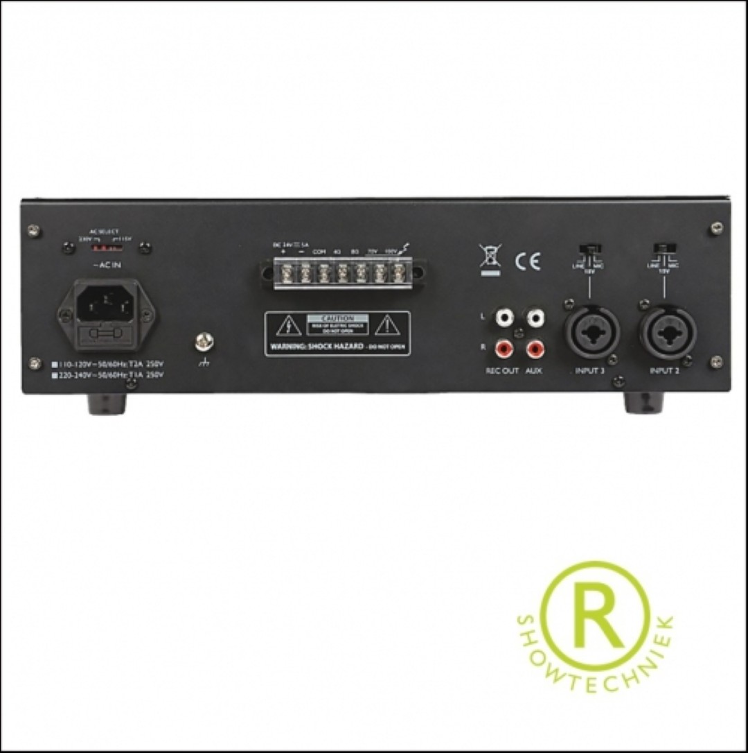 Mengversterker CD en USB 30watt 100volt en 8 ohm UPA30CD