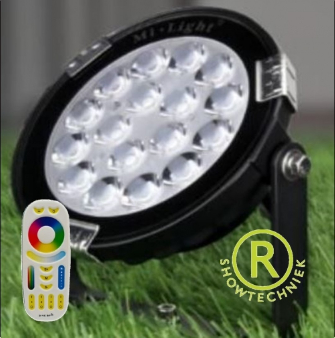 Buitenspot RGB CCT LEDbuitenspot 9watt IP65 met controller
