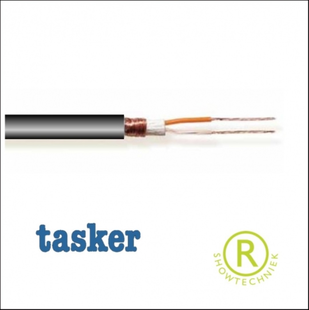 Microfoonkabel Neutrik nikkel pluggen C114 Tasker kabel 24 meter