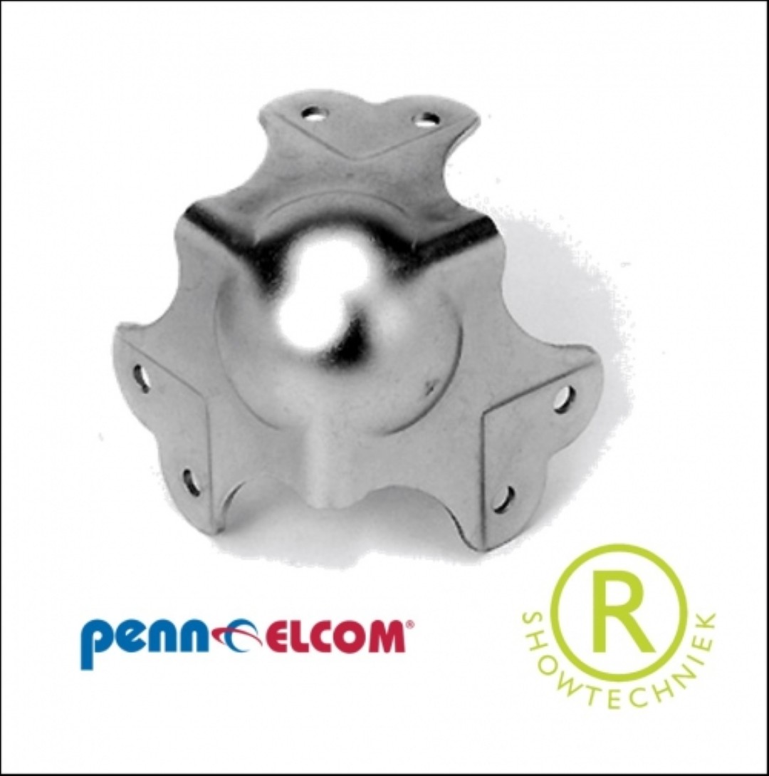 Grote Stoothoek met verzet en radius 5 voor 6 popnagels C1377/31Z
