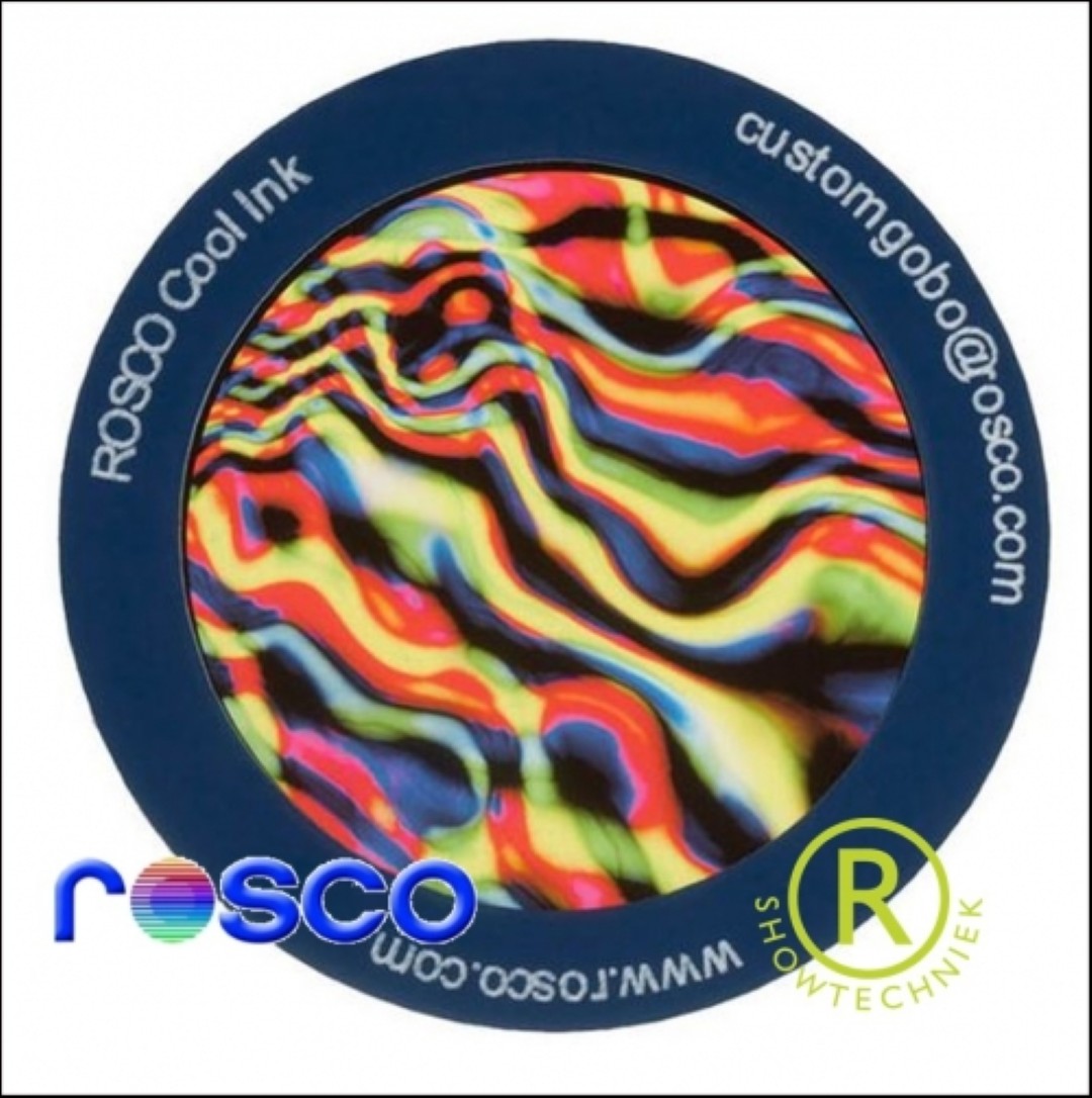 Gobo Costum Made Cool ink Plastic Gobo voor LED spots