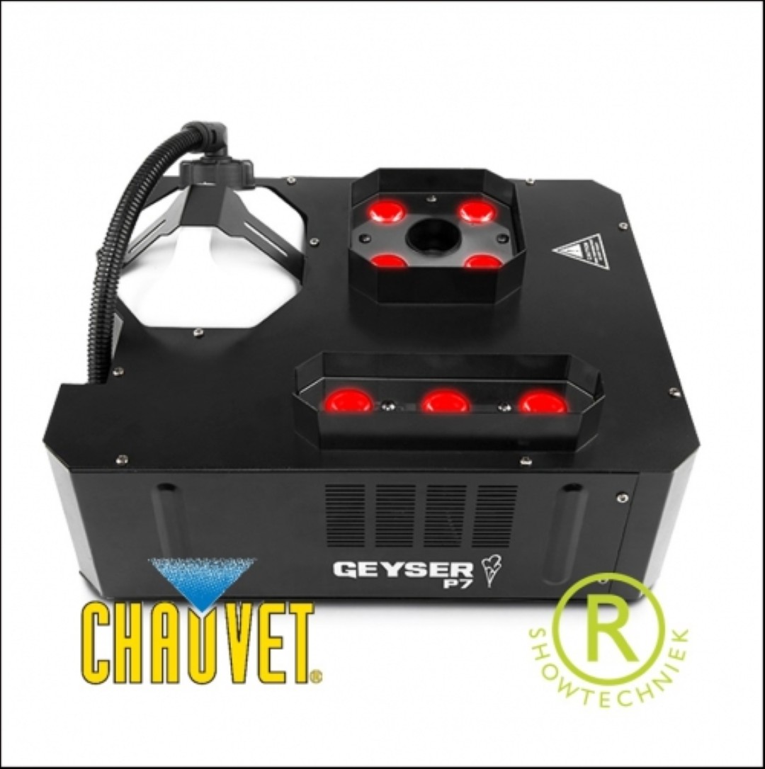CO-2 effect verticaal spuitende rookmachine Geyser P7