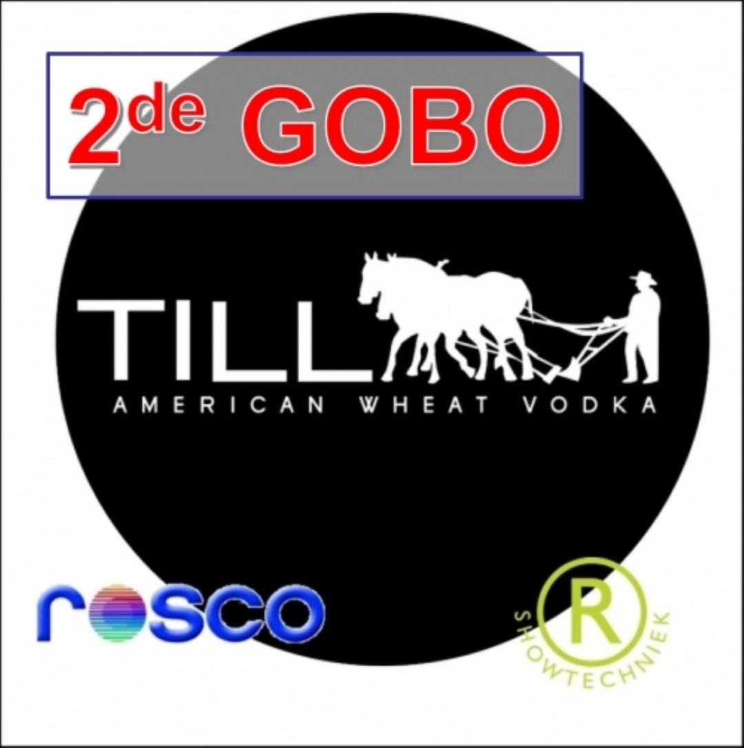 Gobo Costum Made zwart-wit glas naar eigen ontwerp 2de Gobo KOPIE