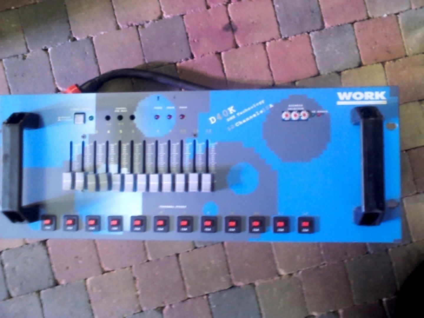 Dimmerpack 12 kanalen elk 2500 watt Work D40K