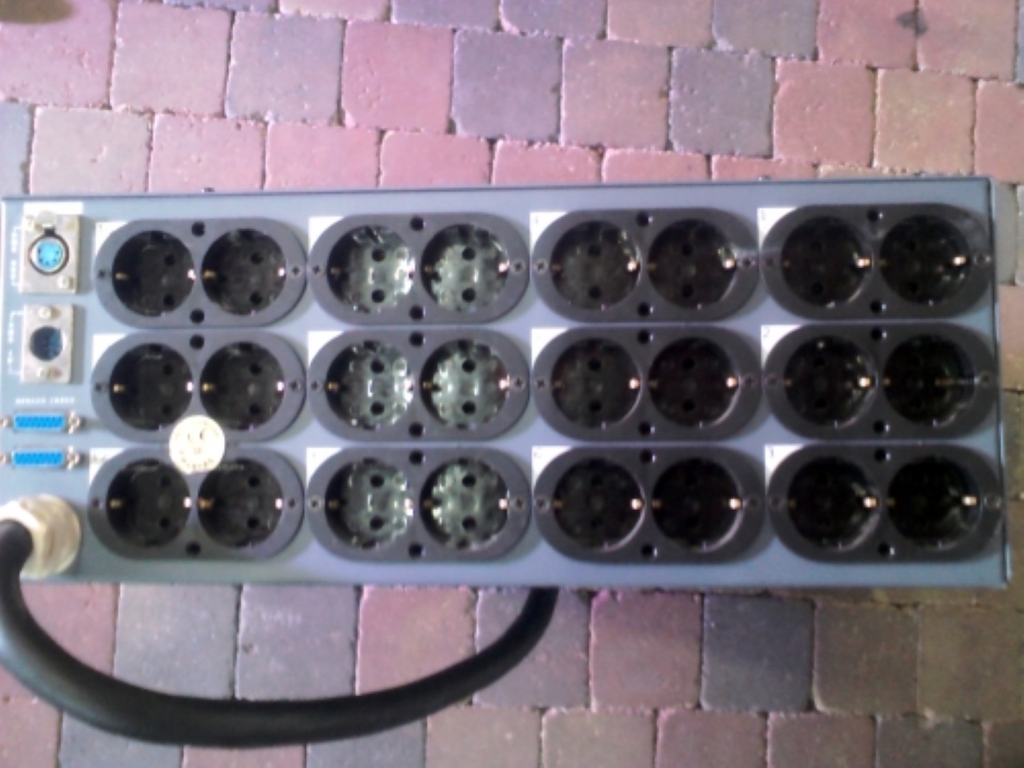 Dimmerpack 12 kanalen elk 2500 watt Work D40K