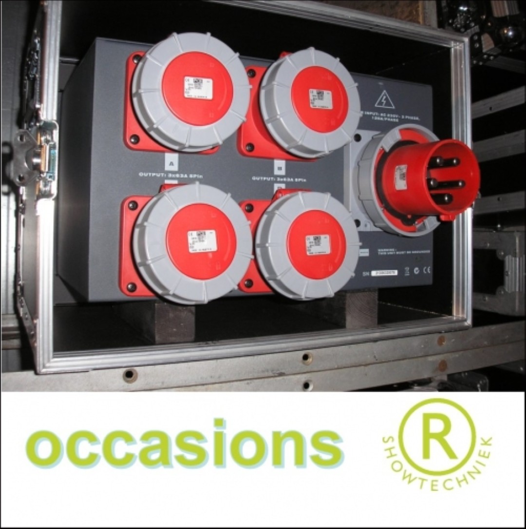 Krachtstroomverdeler 125 ampere in en 4 x 63 ampere uit Work WPD 1253B