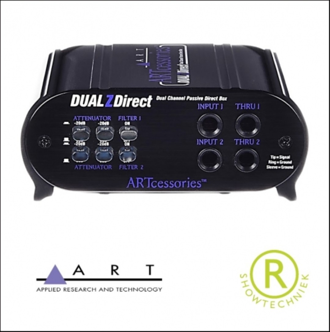 DualZ DI-box voor laptop en band passieve direct-input
