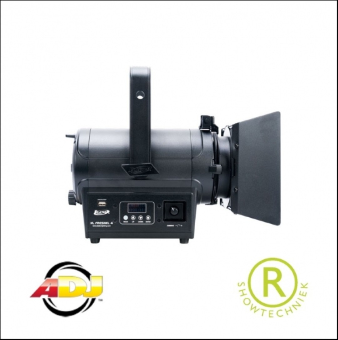 Kl Fresnel 4 Led schijnwerper zoom 50 watt met kleppen