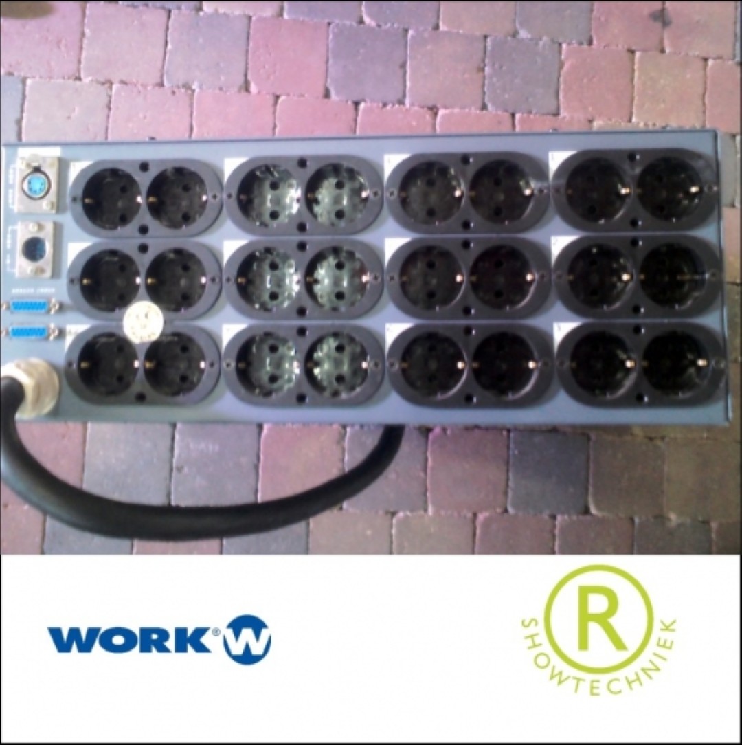 Dimmerpack 12 kanalen huren elk 2500 watt Work D40K