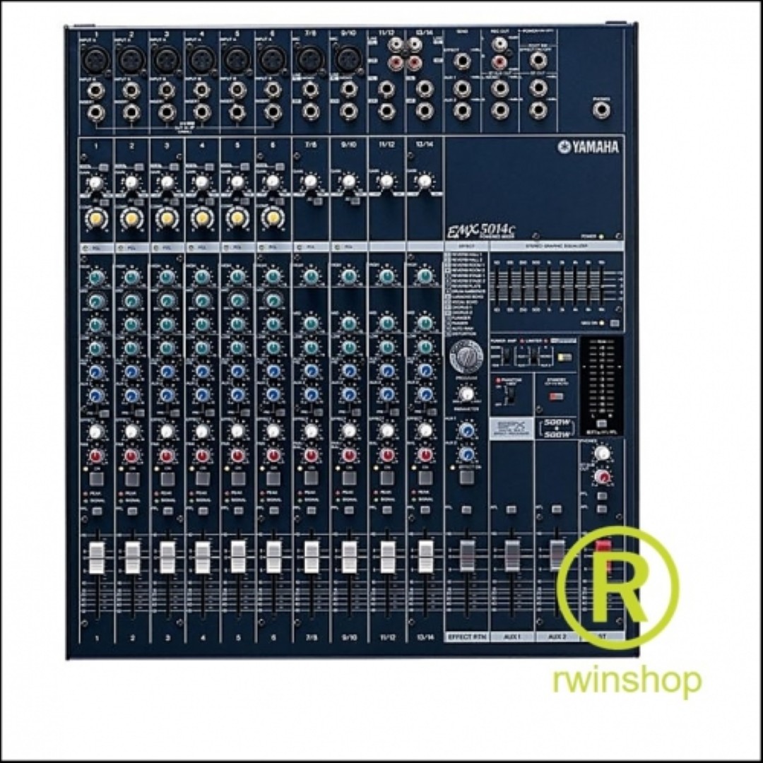 Yamaha mengtafel EMXC5014C powered mixer 2 x 320 watt - huren