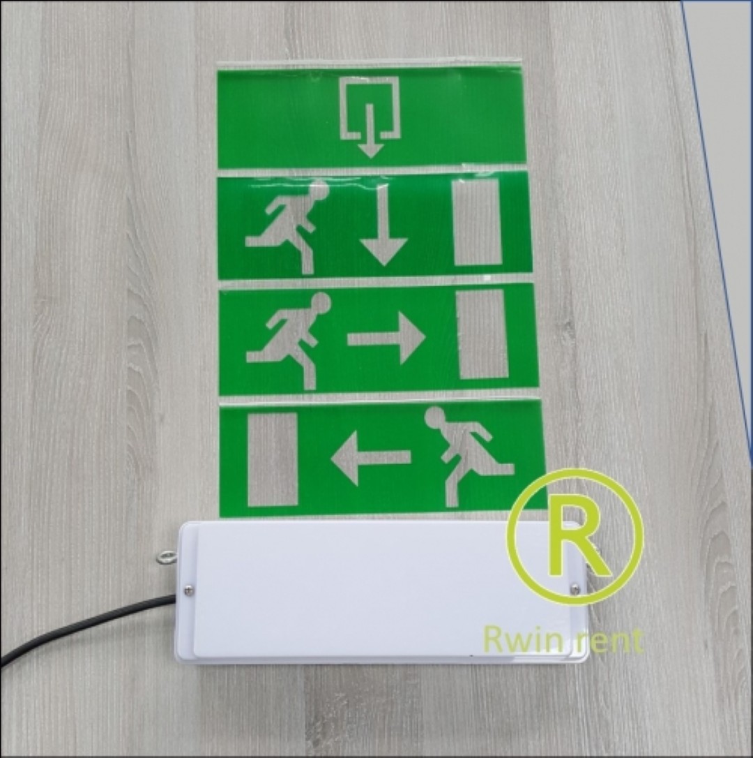 Noodverlichting Decentrale - Nooduitgang met pictogrammen - Huren -