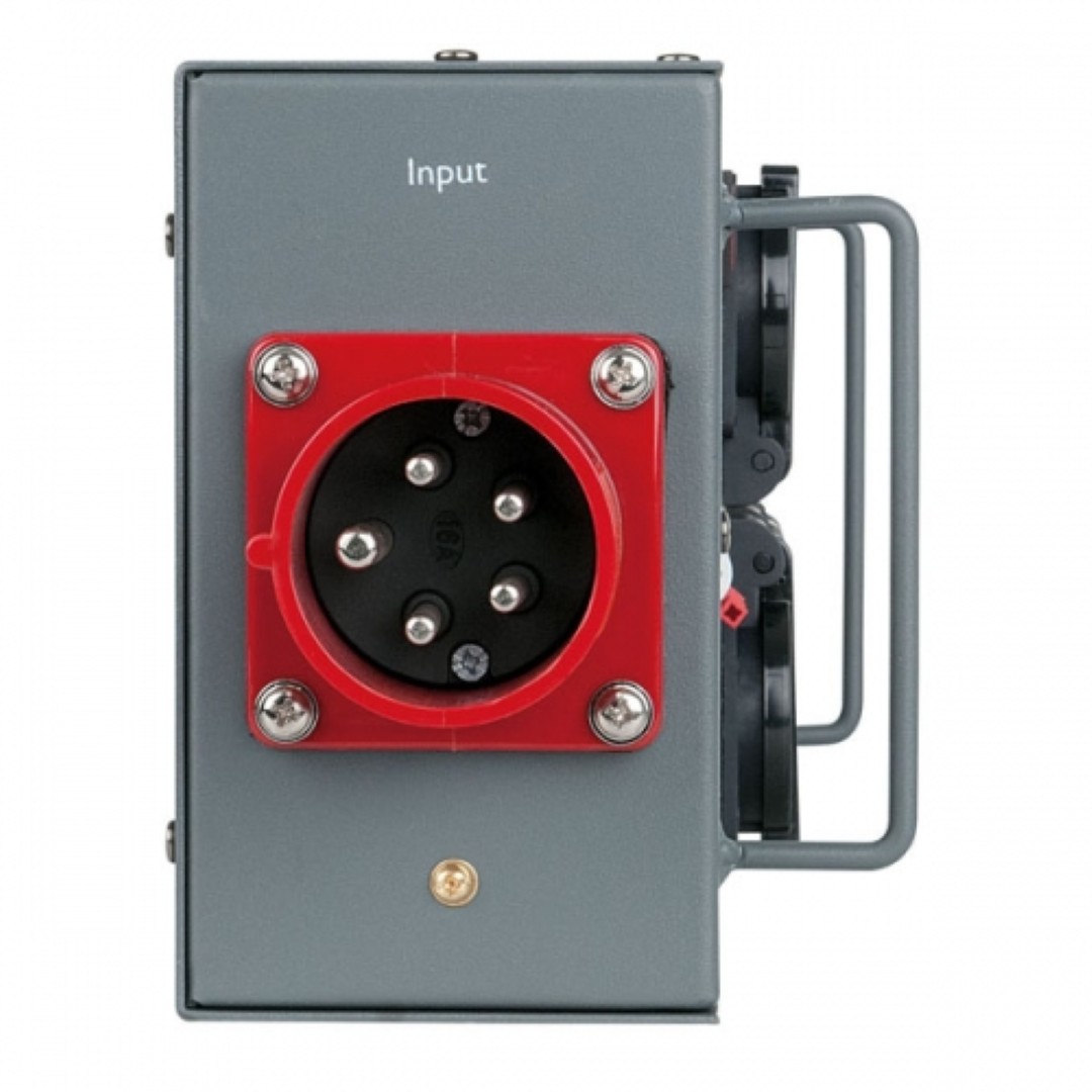 Split Power huren 16 ampere in en 6 x WCD,s + 16amp kracht link uit