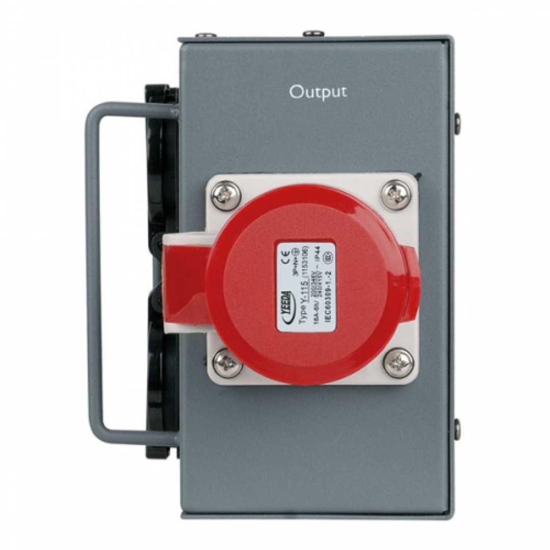 Split Power huren 16 ampere in en 6 x WCD,s + 16amp kracht link uit