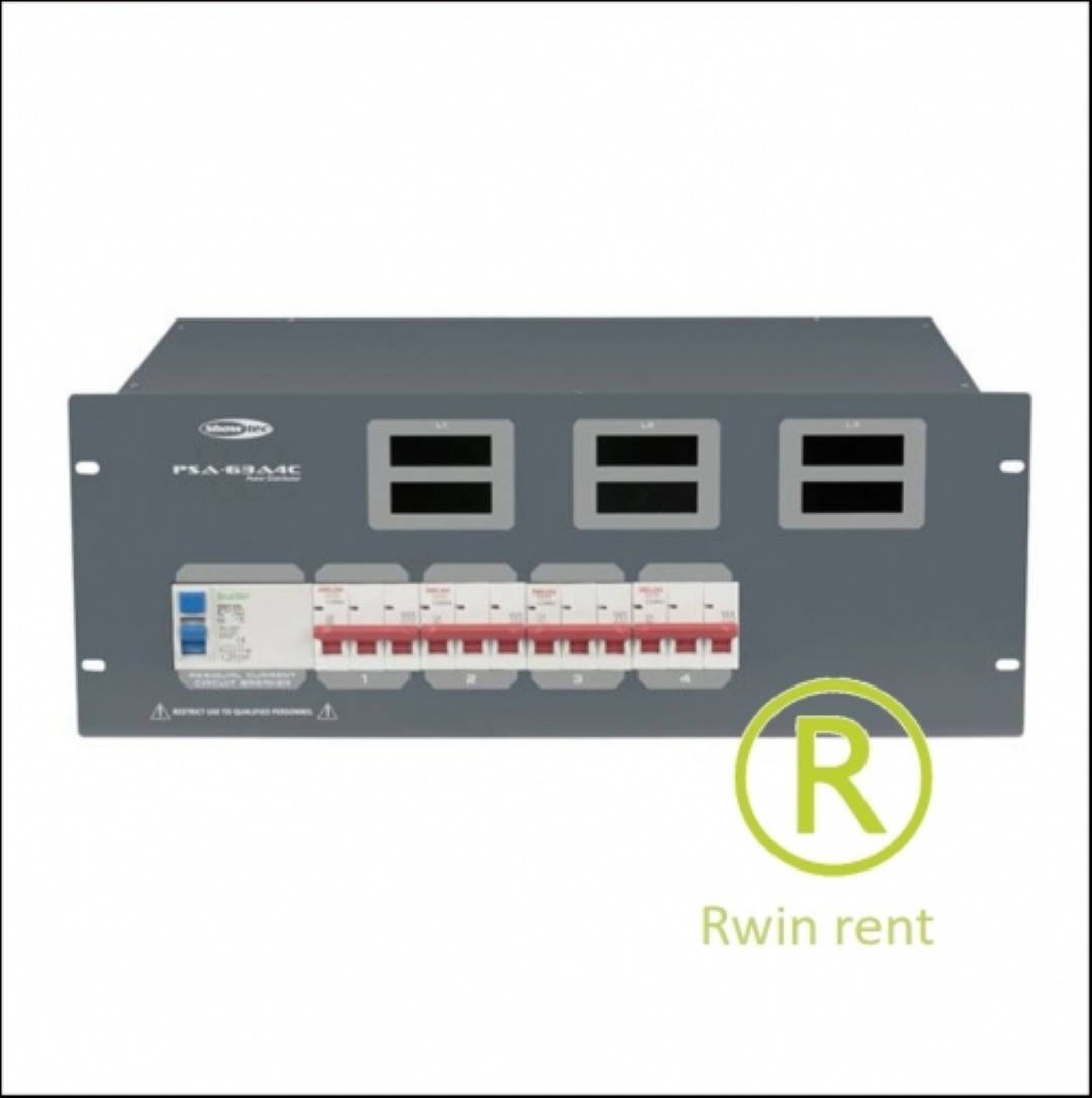 krachtstroomverdeler huren - 63amp kracht in 4 x 32amp kracht uit
