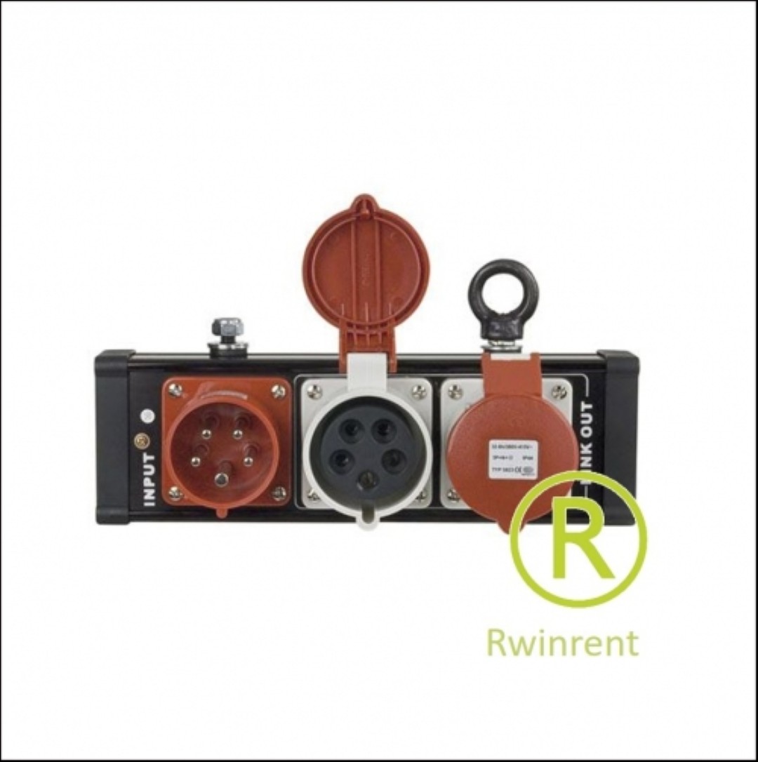 breakout huren split 32 ampere kracht naar 2 x 32 ampere kracht