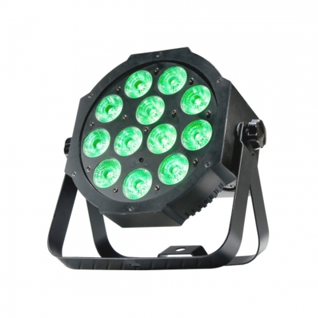 LED schijnwerpers huren 18 stuks RGB-UV 12 x 4 watt