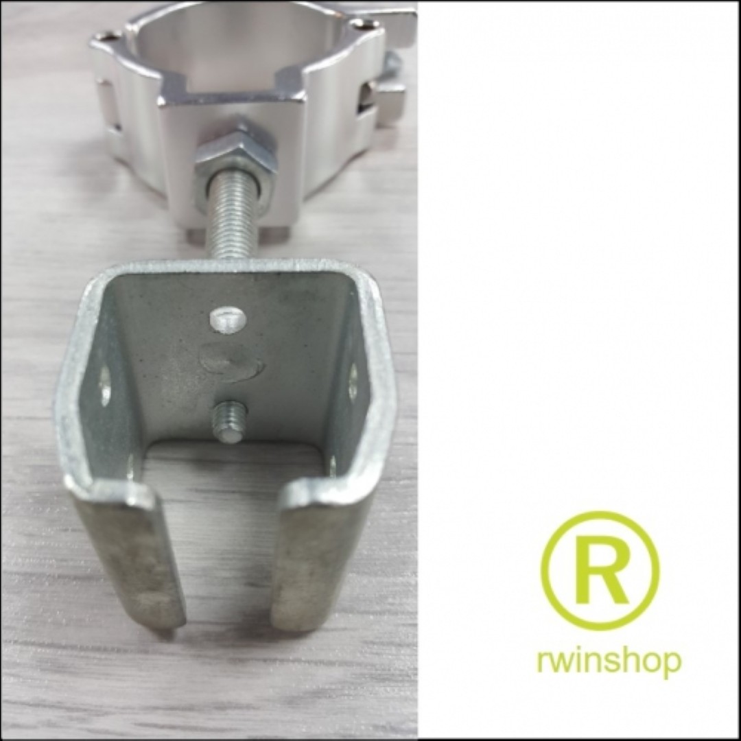 Trussklem voor helm100 rail tot 100kilo